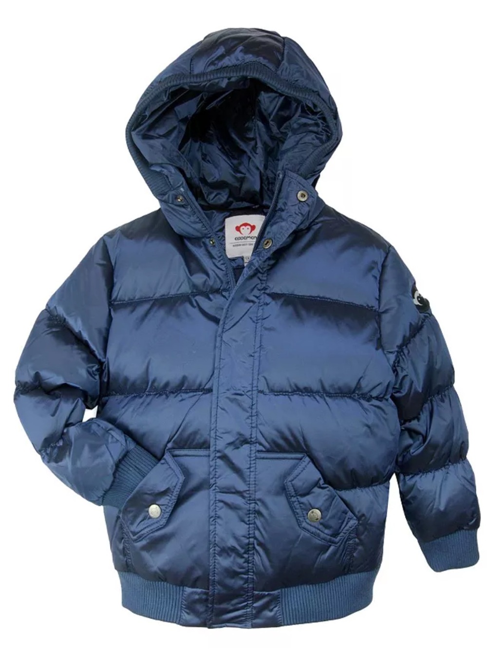 Appaman Boys Down Puffer Coat Navy Blue Toddler size 12-18 months